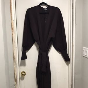 Express belted cardigan